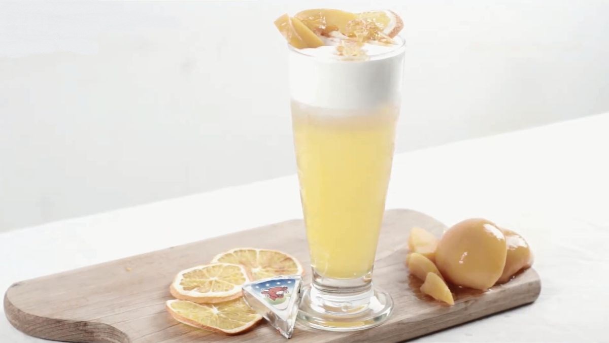 3 Ways to Make Delicious and Creamy Peach Macchiato Tea with Cheese Cream 10 Peach Cheese Cream Tea