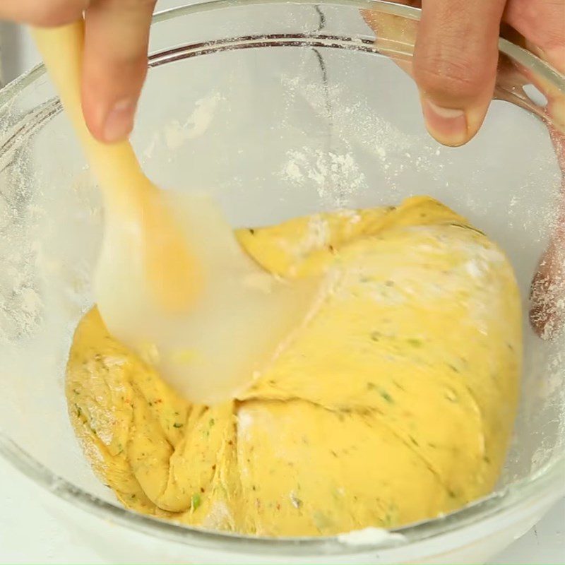 Step 3 Mix the cake batter Fried Potato Cakes