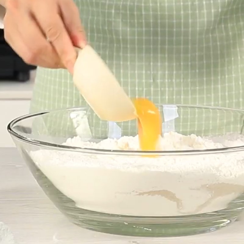 Step 1 Mixing the dough for Sausage Roll Bread