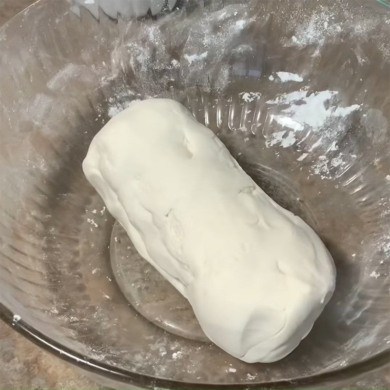 Step 1 Mixing the flour for Cao Lau