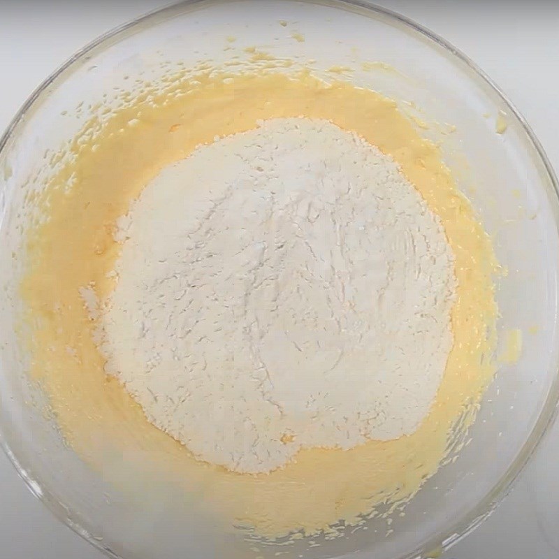 Step 2 Mixing the cookie dough for Passion Fruit Cookies