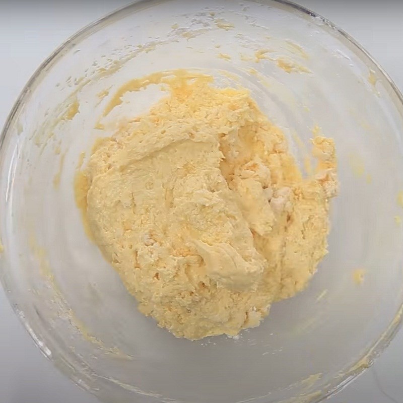 Step 2 Mixing the cookie dough for Passion Fruit Cookies