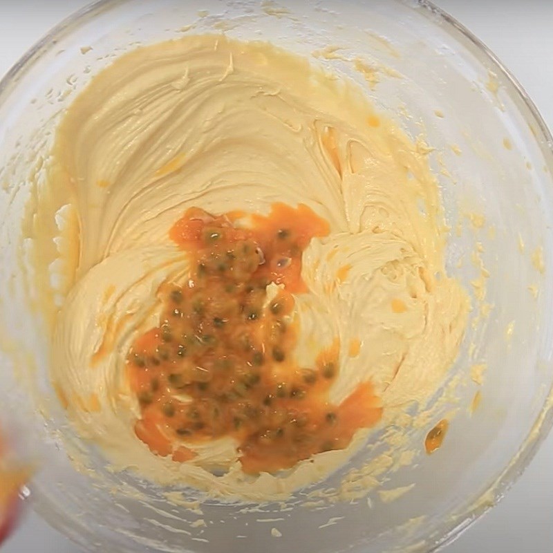 Step 2 Mixing the cookie dough for Passion Fruit Cookies