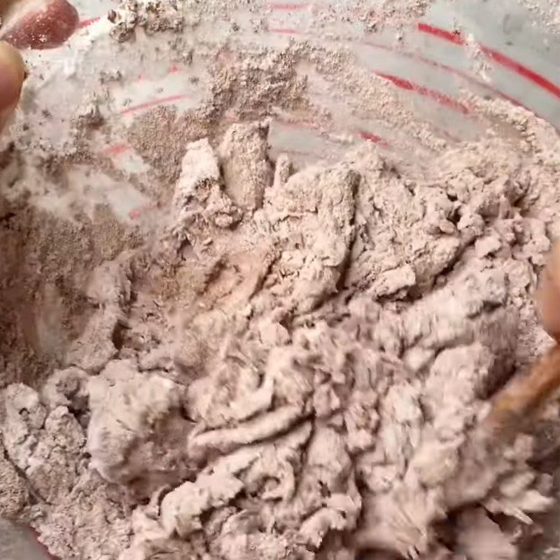 Step 1 Mix the dough for chocolate bread using an air fryer