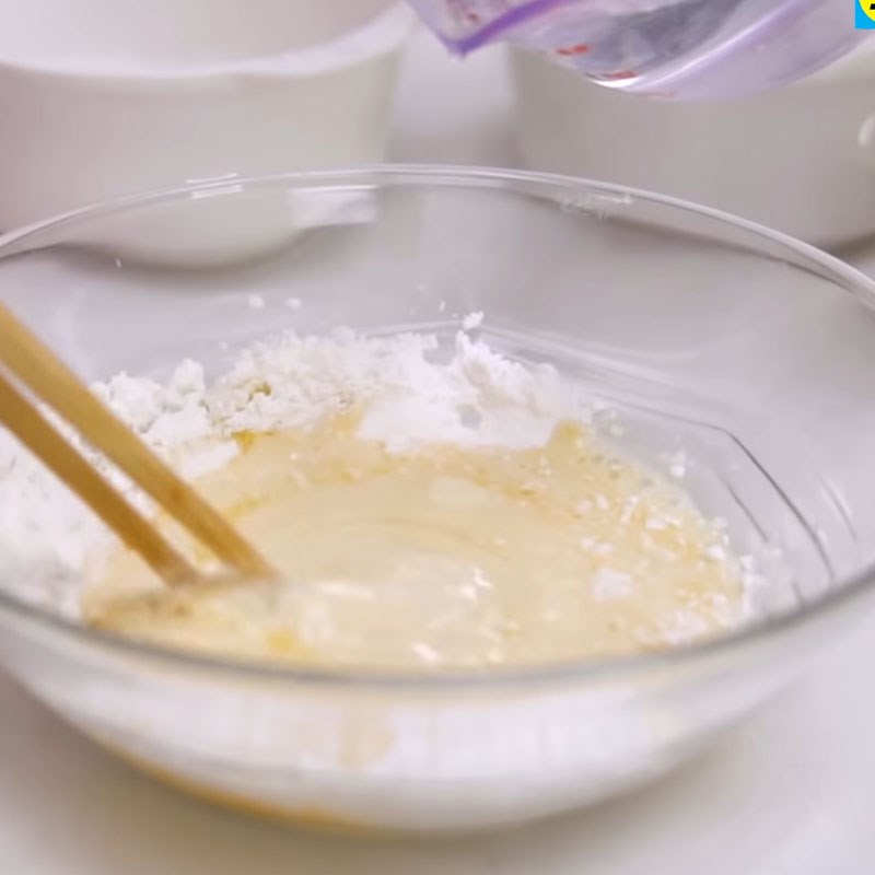 Step 7 Mix the chicken batter Crispy chicken pasta with cream sauce