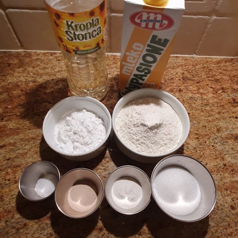 Step 1 Mixing dough and proofing for the first time Fried Vegetarian Buns (recipe shared by users)