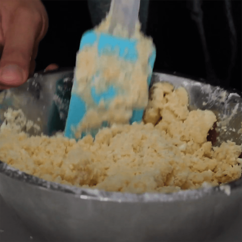 Step 2 Mix the crust dough for Orange Cheese Tart