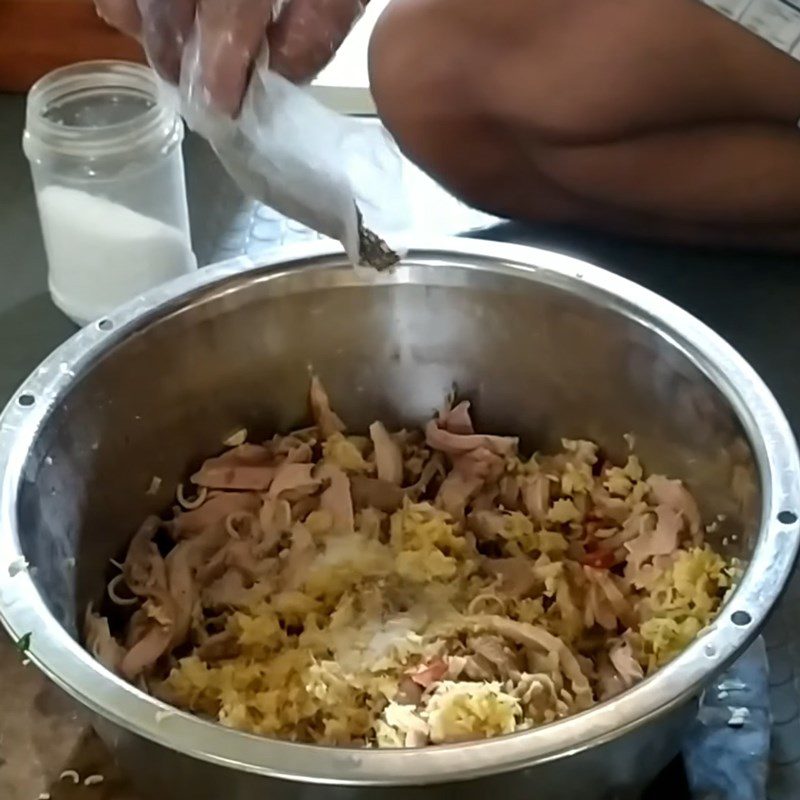 Step 5 Mixing Chạo Ngan