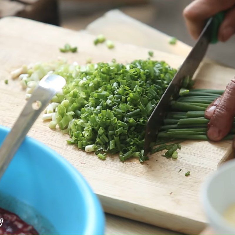 Step 5 Mixing the stuffing Northern-style porridge