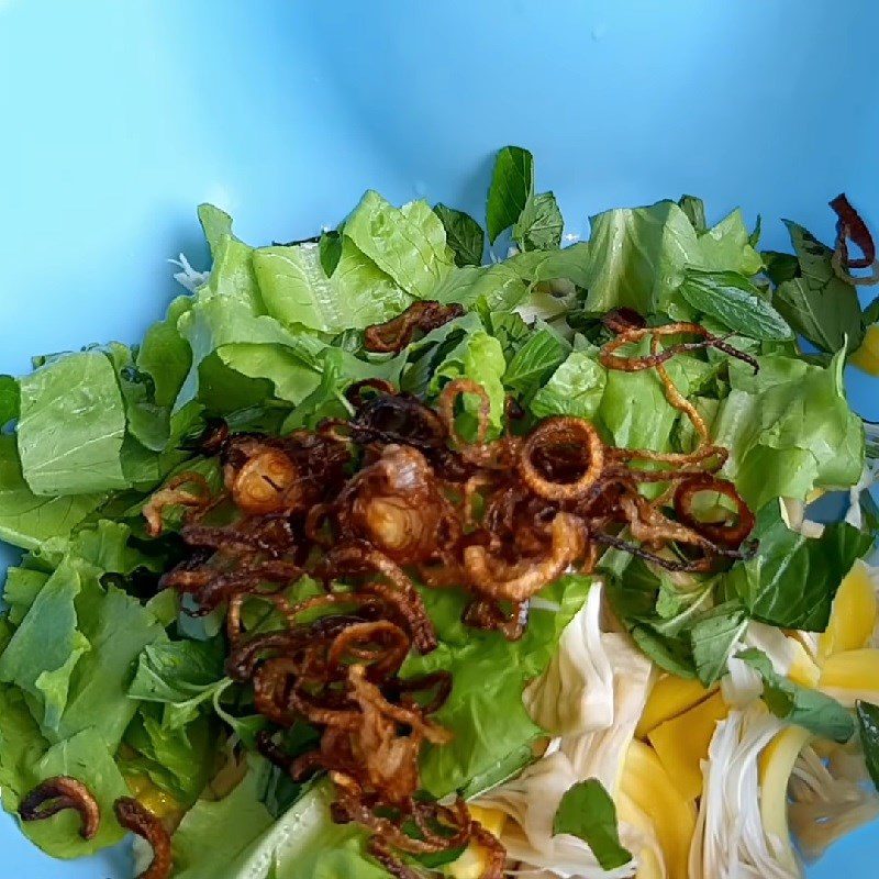 Step 3 Mix the salad for Green Jackfruit Salad