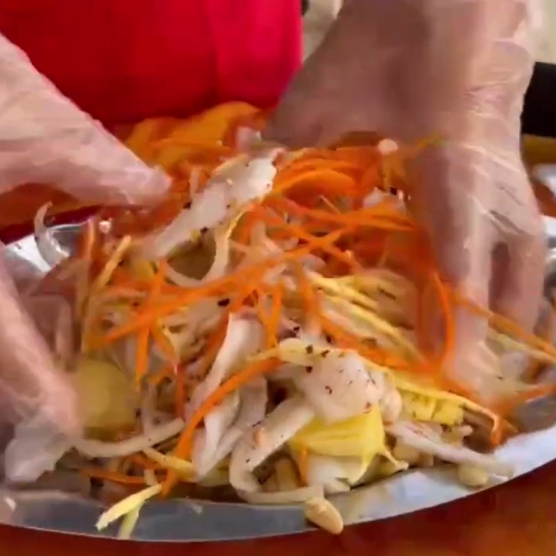 Step 4 Mix the fish salad