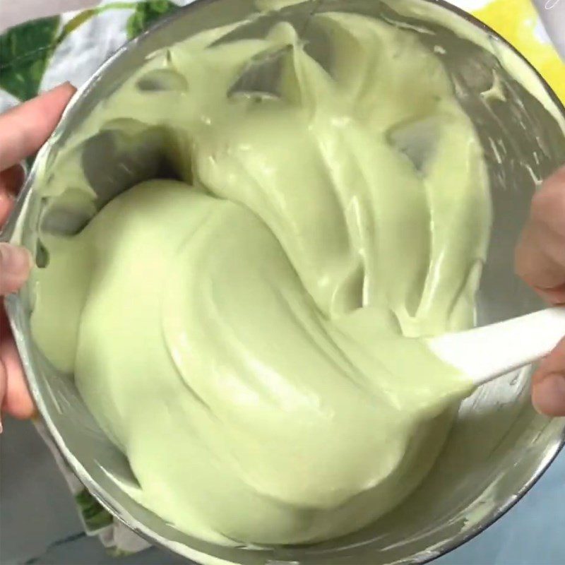 Step 4 Mix the Butter Mixture with Whipping Cream Yogurt Butter Cream