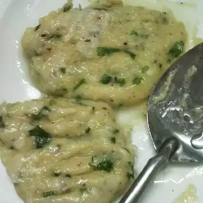 Step 4 Mixing the fish cake mixture Fish cake