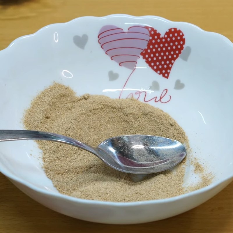 Step 1 Mix the marinating mixture for Dried Tra Fish (Vegan Fried Fish)