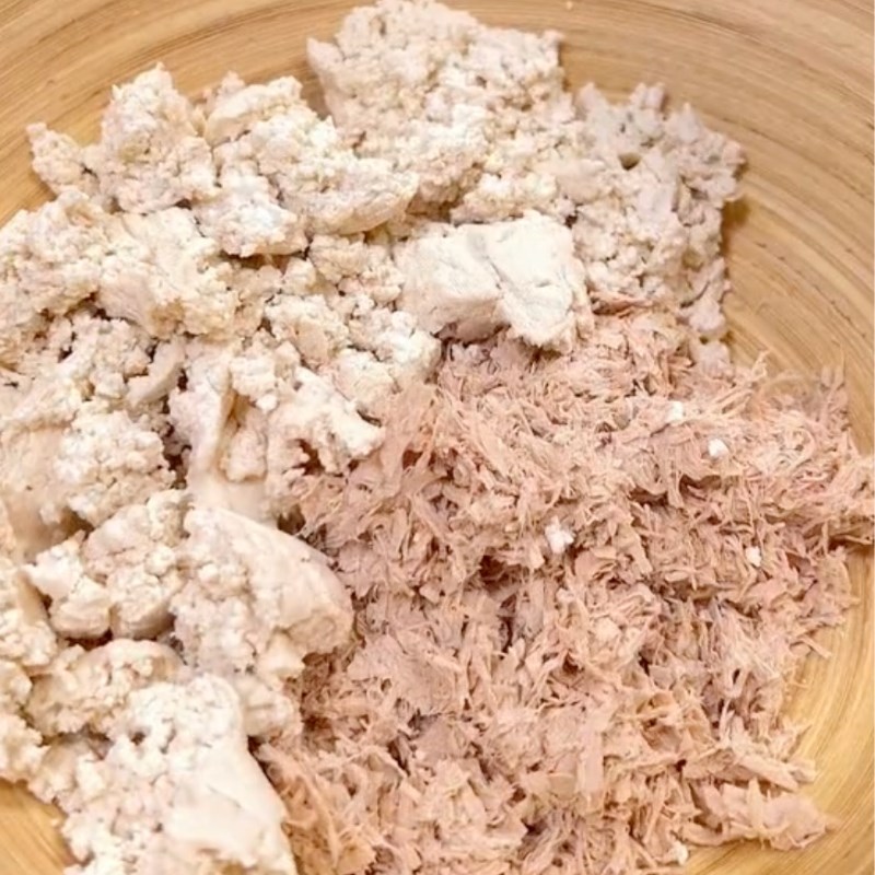 Step 2 Mix the ingredients for vegetarian ribs (Recipe shared by Tiktok Vegetarian Kitchen XANH)