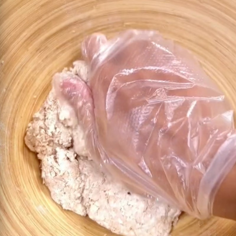 Step 2 Mix the ingredients for vegetarian ribs (Recipe shared by Tiktok Vegetarian Kitchen XANH)