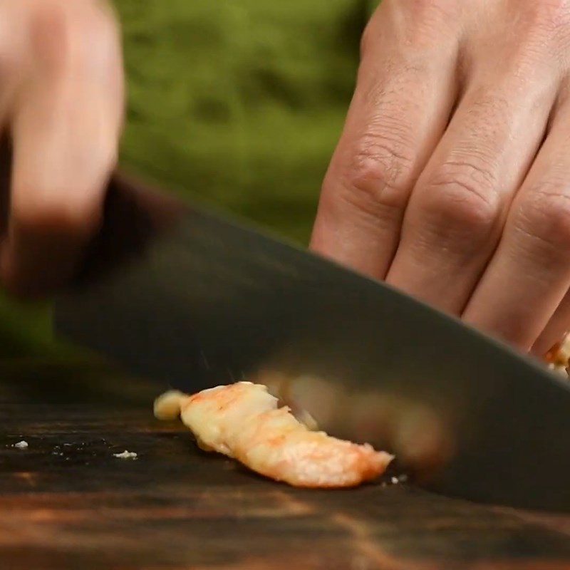 Step 5 Mix the salad for shrimp salad sandwich