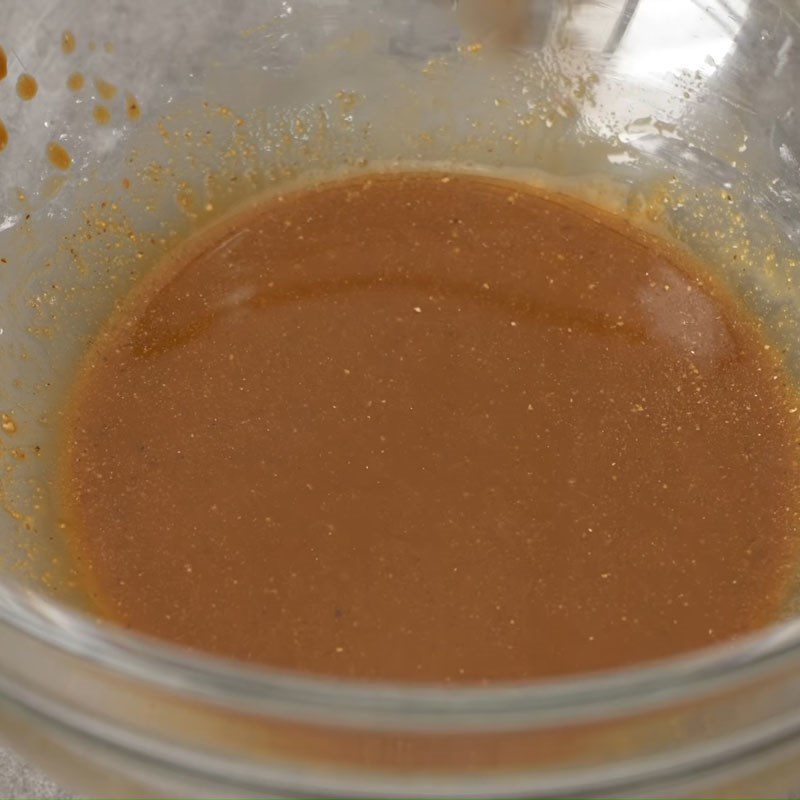 Step 1 Mix the marinating sauce for Beef and Mushroom Spring Rolls