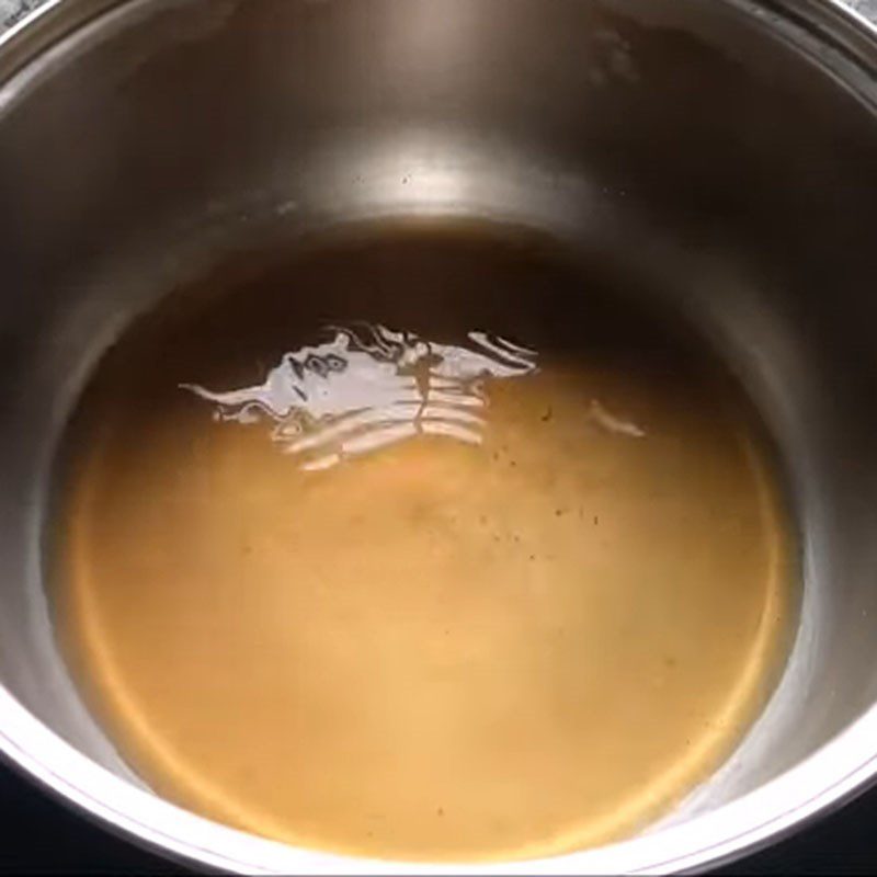 Step 1 Blanching Cilantro Stems for Roast Pork Banh Mi Sauce