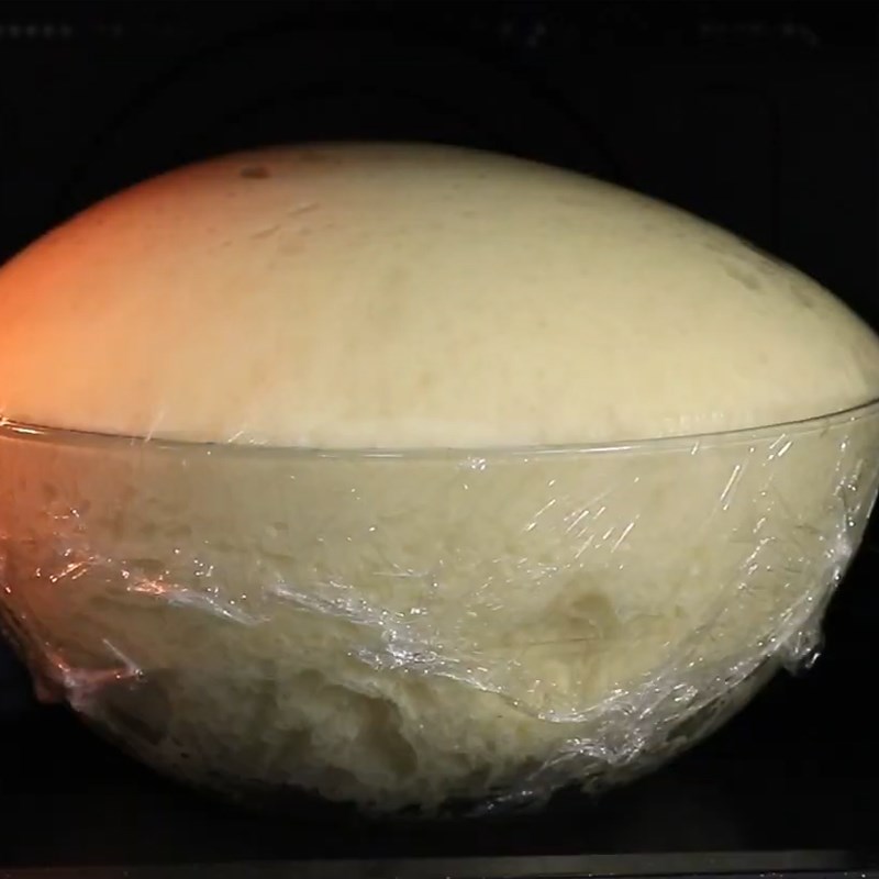 Step 3 Proofing the dough for sausage roll bread