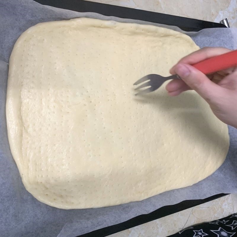 Step 5 Second Dough Proofing for Pork Floss Chicken Egg Sauce Rolls