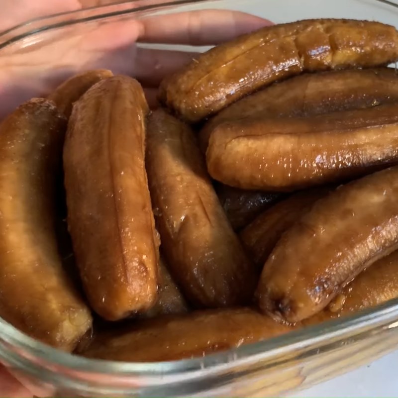 Step 4 Fermenting banana Dried banana