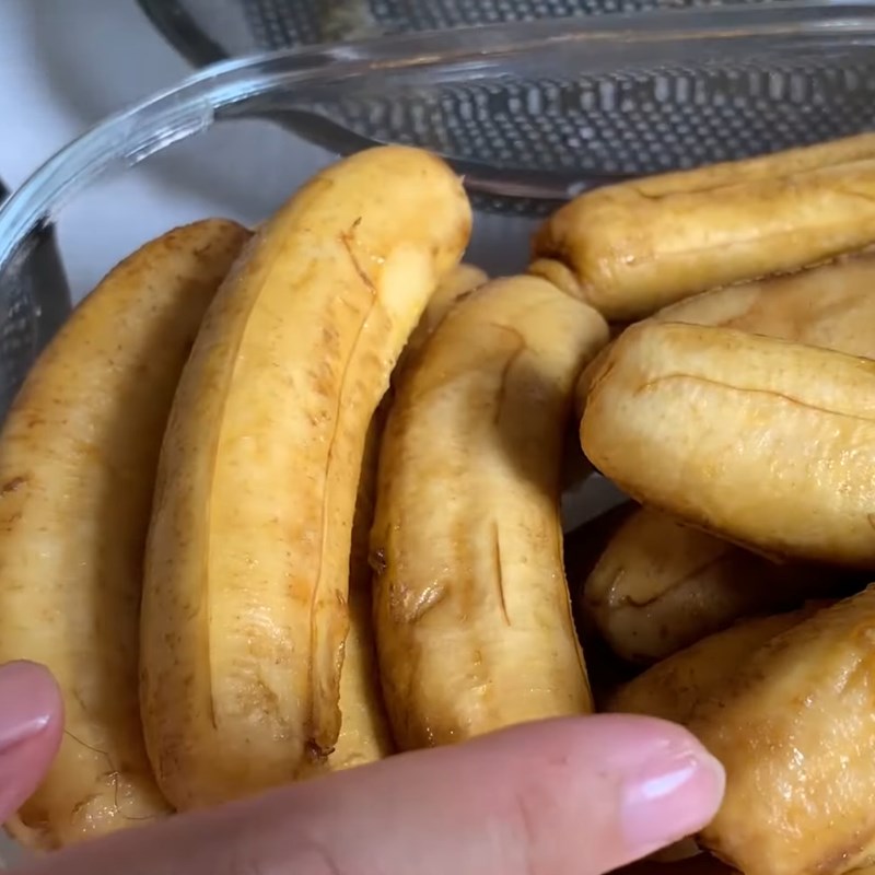 Step 4 Fermenting banana Dried banana