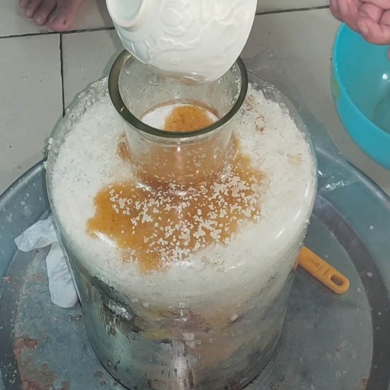Step 4 Fermenting fish sauce Mackerel fish sauce