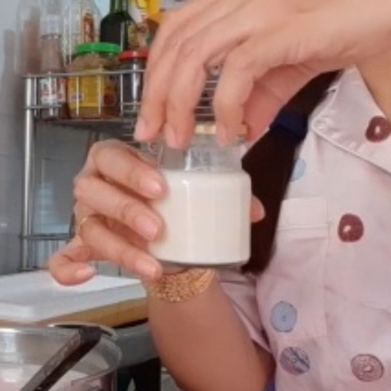 Step 3 Yogurt Fermentation Red Dragon Fruit Yogurt