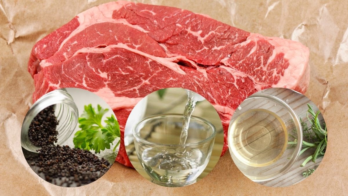 Guide to Simple Delicious Marinade for Steak for Vietnamese People 7 Marinating steak with vinegar