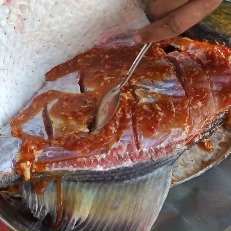 Step 3 Marinate the fish Grilled Satay Fish