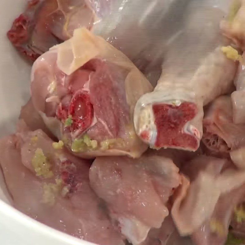 Step 3 Marinate Chicken Chicken Soup with Rice