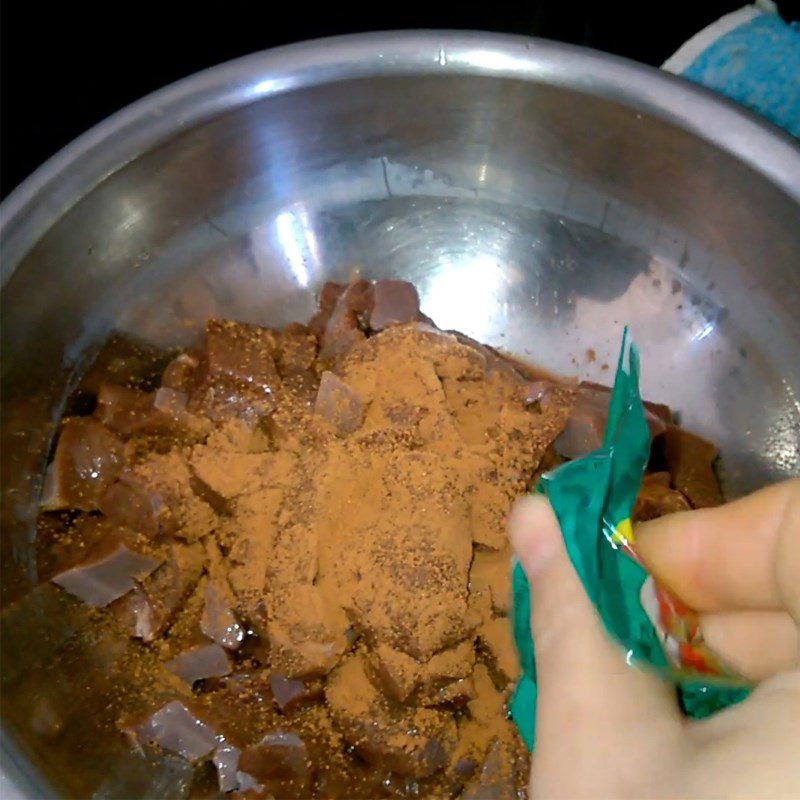 Step 2 Marinating Beef Liver Pâté