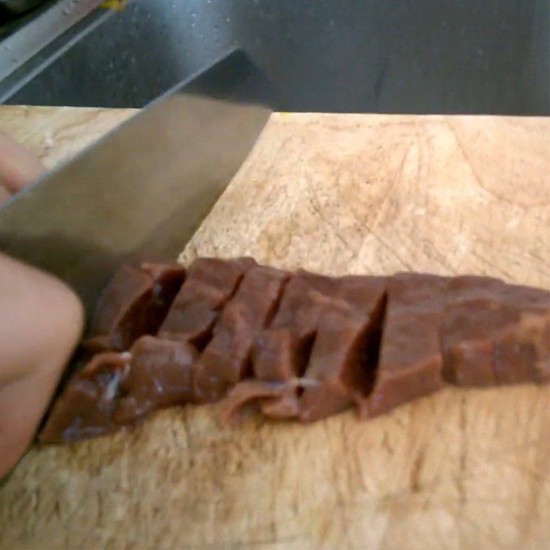 Step 2 Marinating Beef Liver Pâté