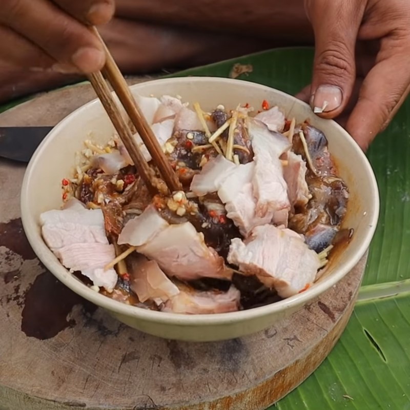 Step 3 Marinate with Fish Sauce Fish Sauce with Pork Belly