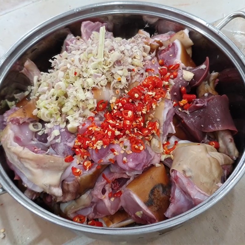 Step 2 Marinate the rabbit meat Mock Rabbit Meat