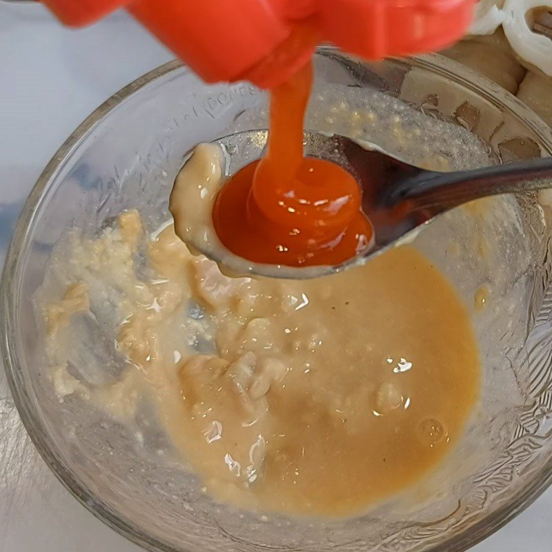 Step 2 Make the sauce for grilled mì căn
