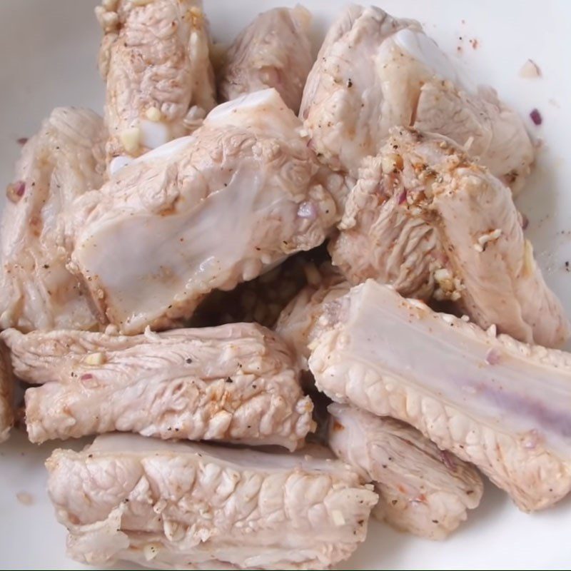 Step 2 Marinate and fry the ribs Honey Glazed Ribs