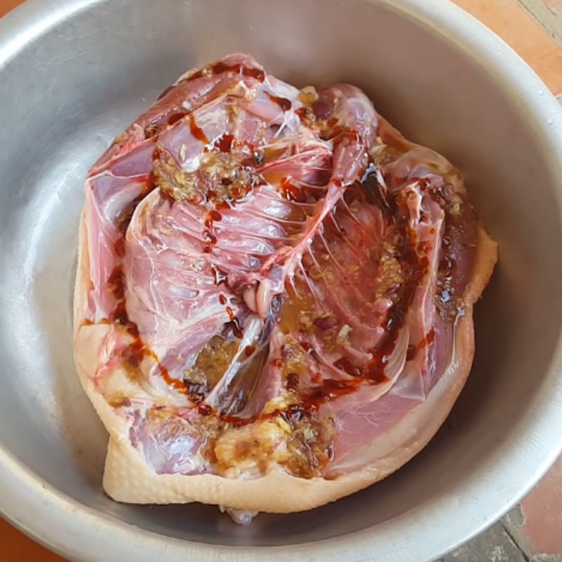 Step 2 Marinate the Duck Roasted Duck in a Clay Pot