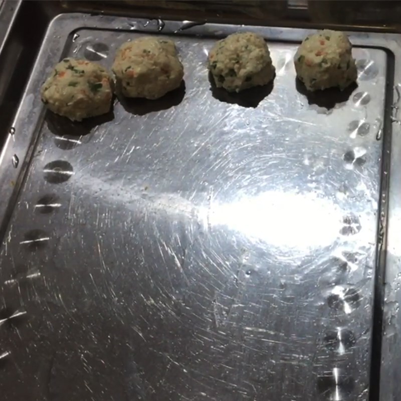 Step 3 Round tofu cakes Vegetarian tofu cakes