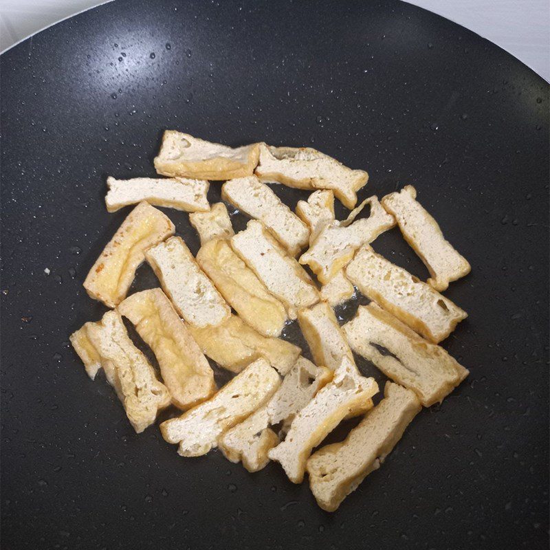 Step 2 Stir-fried cabbage with tofu Stir-fried cabbage with tofu