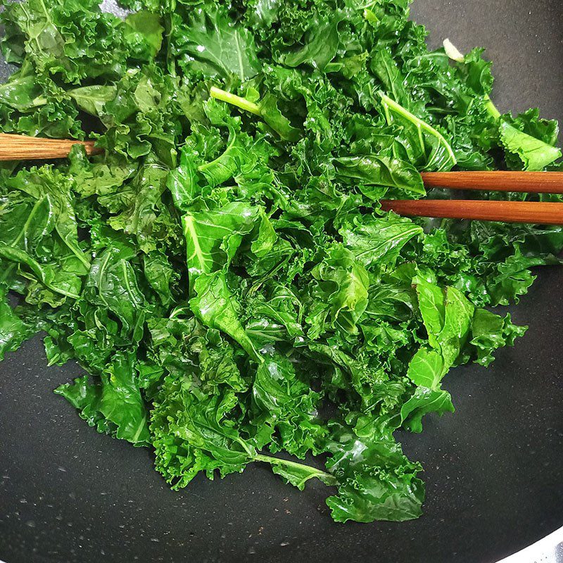 Step 3 Stir-fry kale with beef Kale stir-fry beef