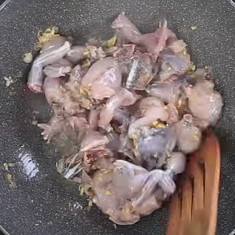 Step 3 Stir-Fry the Frog Stir-Fried Frog with Satay