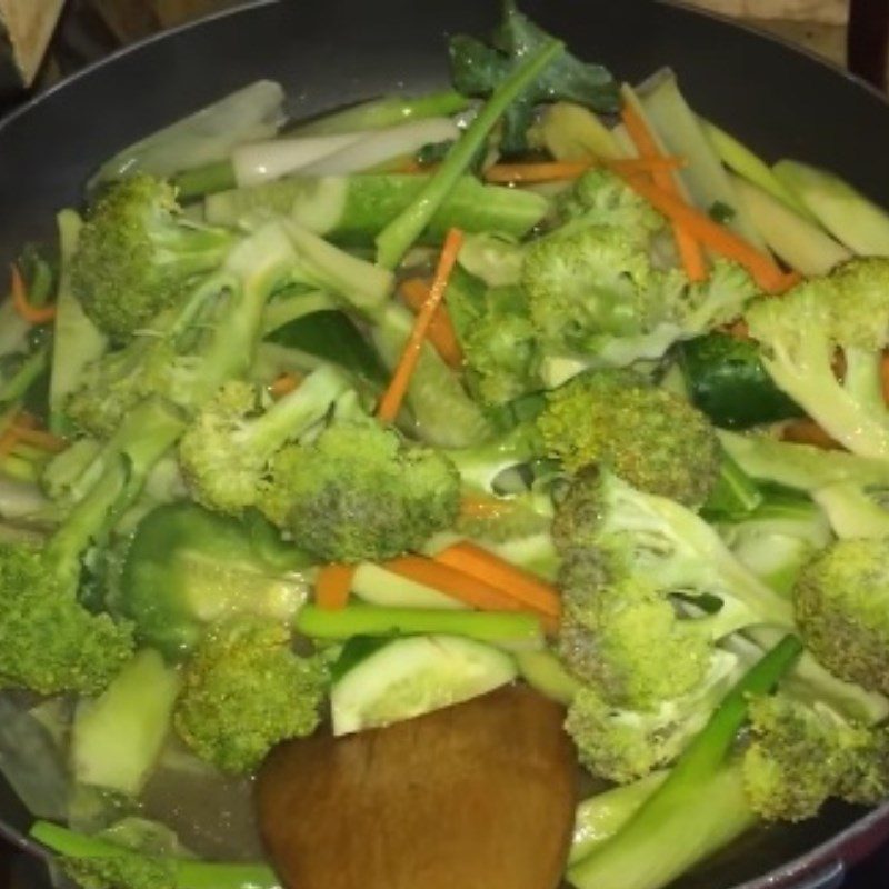 Step 4 Stir-fried vegetables Chicken gizzard stir-fried mix