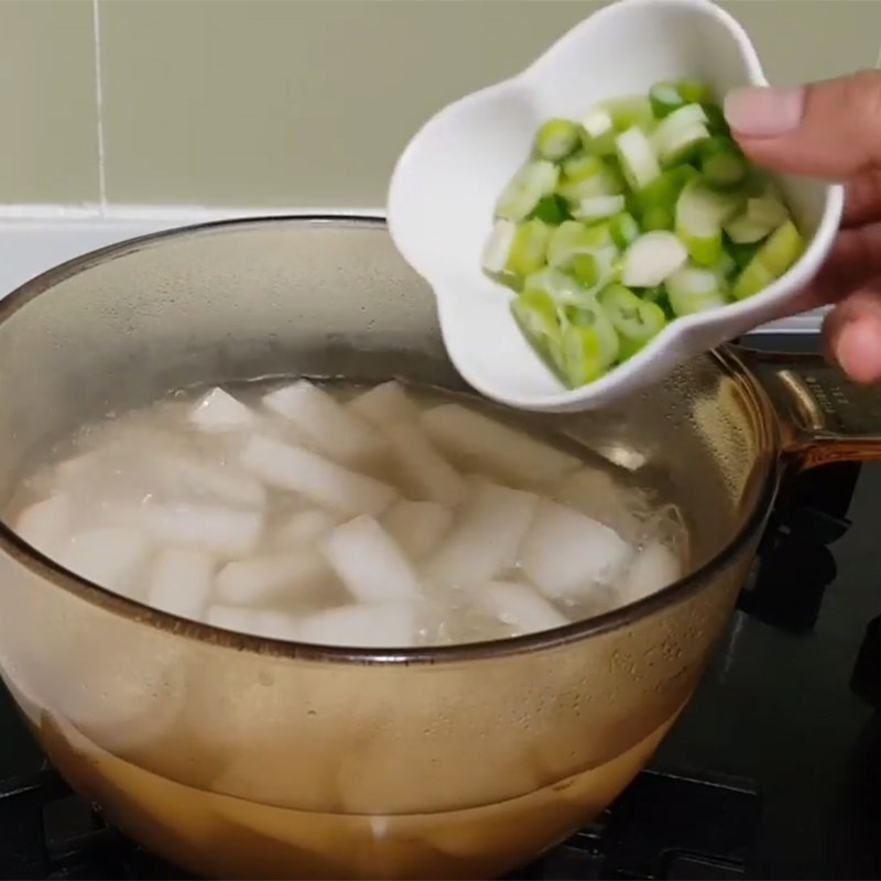Step 4 Cooking the Soup Korean Beef Radish Soup
