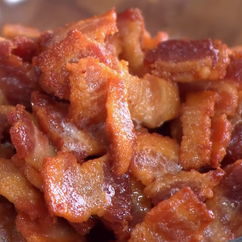 Step 1 Sauté the bacon Pea soup with bacon