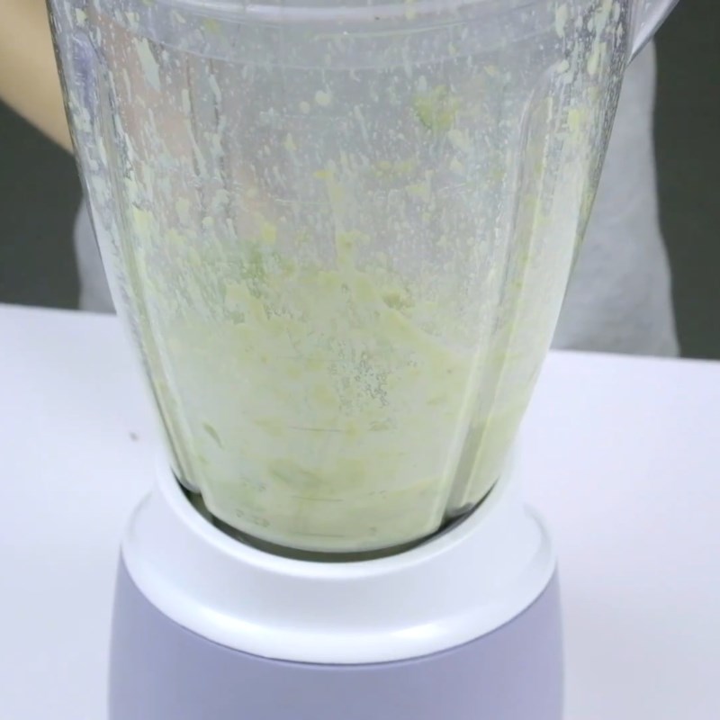Step 2 Blend avocado Coconut avocado ice cream