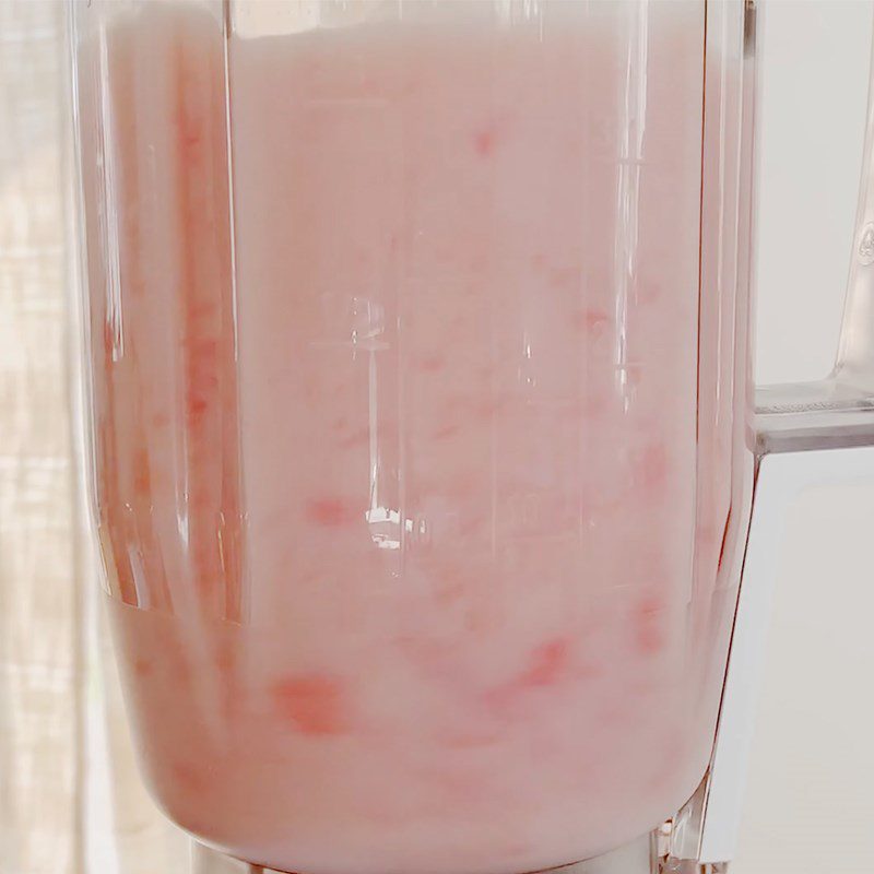 Step 2 Blend watermelon and fresh milk Watermelon milk