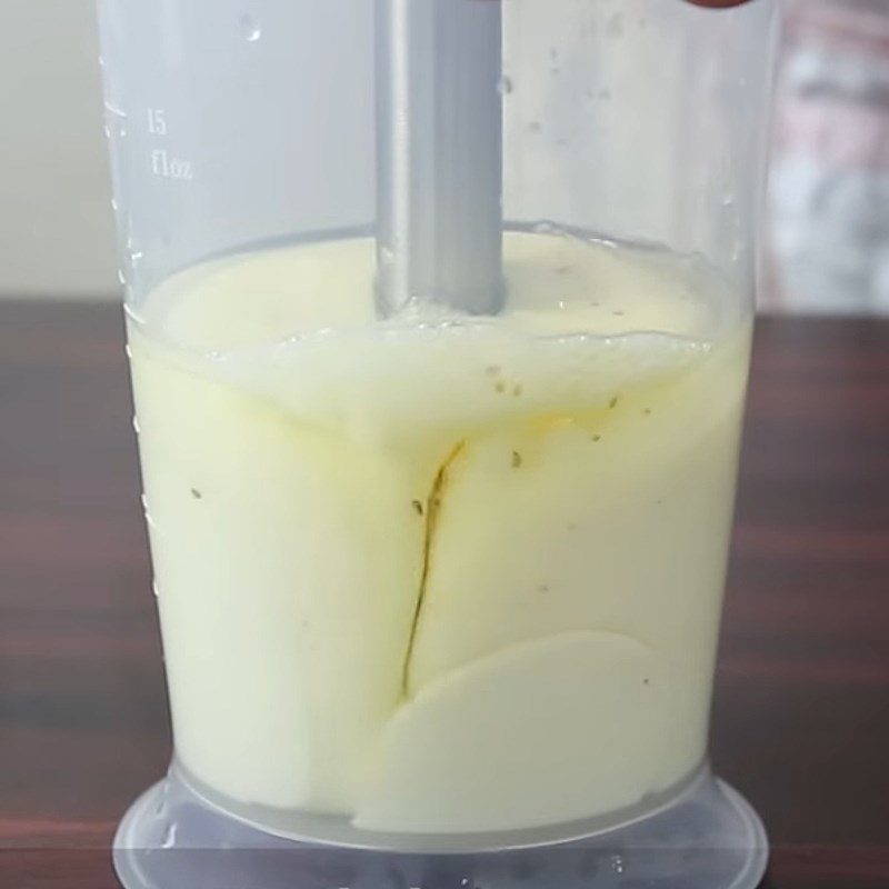 Step 2 Blend the mixture Mayonnaise Sauce