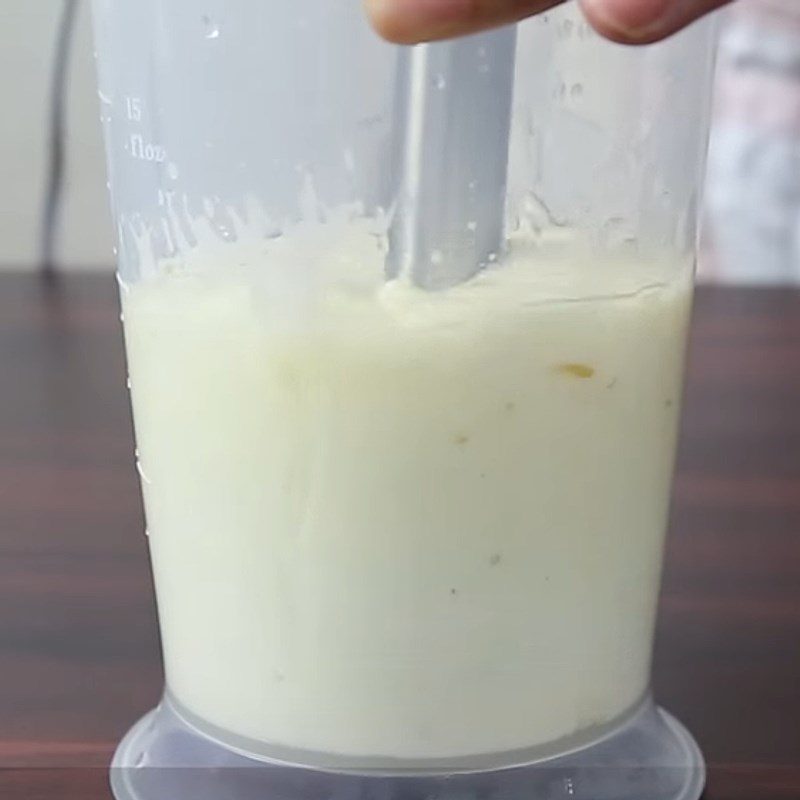 Step 2 Blend the mixture Mayonnaise Sauce
